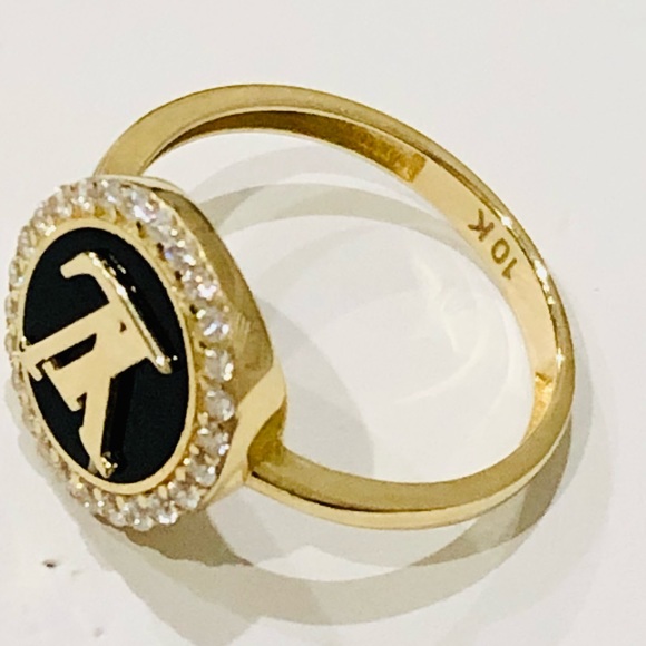 10k solid gold luxury ring, custom made real gold designer ring, NOT plated Sale - Picture 6 of 7